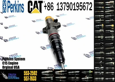 Inyector Caterpillar C9 inyector de combustible de motor mecánico 387-9433 553-2592 10R-7222 10R7222 3879433 para excavadora E330D E336D motor C9 nuevo inyector Original